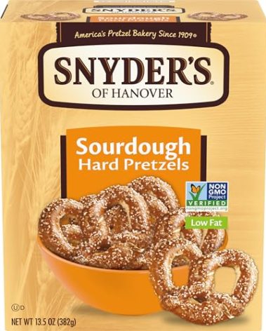 Snyder's of Hanover Pretzels, Sourdough Hard Pretzels, 13.5 Oz Box