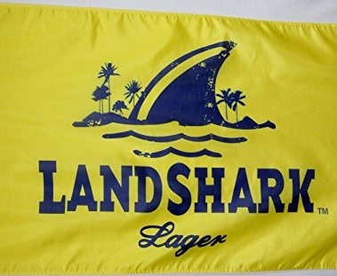 LANDSHARK Lager Beer Flag 3' X 5' Deluxe Indoor Outdoor Banner