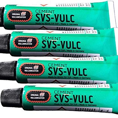 4 Tubes Rema SVS-Vulc Tube Patch Vulcanizing Cement 5 Gram (7 ml)