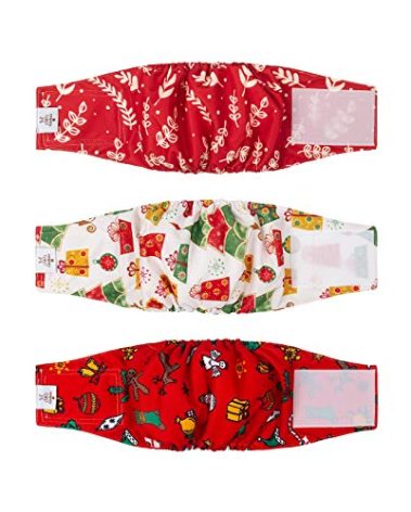 CuteBone Christmas Doggie Diaper Male xs DM17XS
