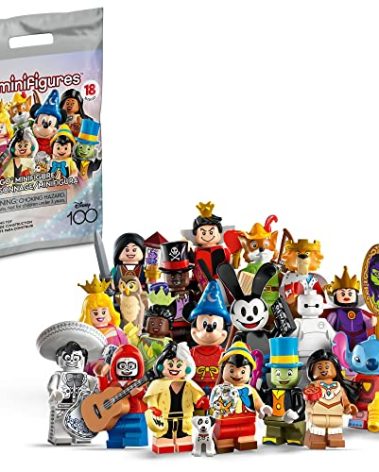 LEGO Minifigures Disney 100 71038, Limited Edition Collectible Figures for Disney 100 Celebration, Gift to Encourage Kids Ages 5+ to Enjoy Independent Play (1 of 18 Bags to Collect)