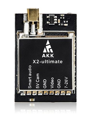 AKK X2-Ultimate 5.8GHz 0.01mW/25mW/200mW/600mW/1000mW Switchable FPV Transmitter Compatible with Betaflight OSD FC Configuring Upgraded Long Range Version