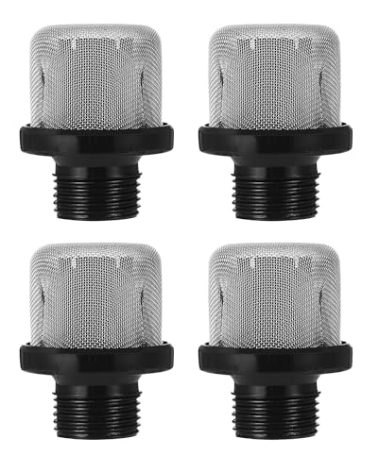 4 Packs 288716 Airless Paint Sprayer Inlet Suction Strainer, 3/4 Inch Thread, Compatible with Magnum X5 LTS15 X7 LTS17 ProX7 ProX17 ProX9 ProX19, Replaces 243-082, 243082, 195697