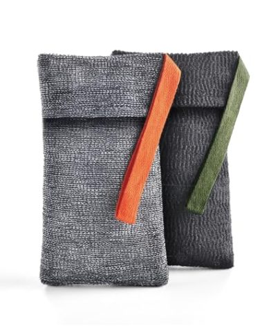 Xeiophoy 2PCS Soap Bags, Bar Soap Pouch for Deep Exfoliating, Body Scrubber Shower Sponge Loofah, Exfoliating Bath Sponge, Lathering Scrubba Wash Bag for Body Washing