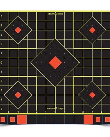 SHOOT-N-C Sight-in Target Packs - 5 Count