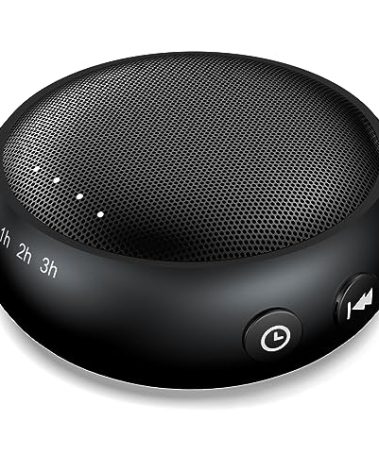 Mini Sound Machine for Sleeping with 30 Soothing Sounds 36 Volume Control Portable Travel White Noise Brown Noise Machine for Baby Kids Adults Noise Canceling Machine for Office Privacy
