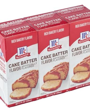 McCormick Cake Batter Flavor, 2 fl oz (Pack of 6)