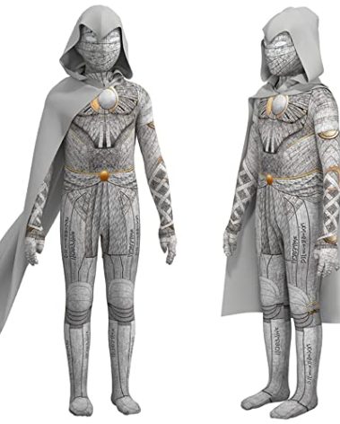 Maturead Kids Costume 2025 Halloween Party Cosplay Outfits Jumpsuit Hooded Cloak for Boys