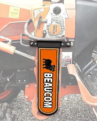 BEAUCOM Chainsaw Holder for Tractor 21 * 5 Inch Universal Steel Chainsaw Carrier Kit for Tractors Tractor Chainsaw Holder Chainsaw Scabbard Chainsaw Mount