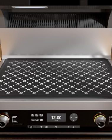 Nyoria Stove Top Cover Silicone - 30 x 21 inch Electric Stovetop Countertop Protector Mat - Glass Oven Induction Guard Mat - Cooktop Extra Space for Kitchen RV - Heat Resistant Dish Drying Mat