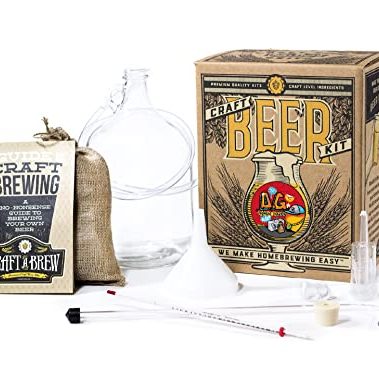 Craft A Brew - O.G. Orange Golden - Beer Making Kit - Make Your Own Craft Beer - Complete Equipment and Supplies - Starter Home Brewing Kit - 1 Gallon