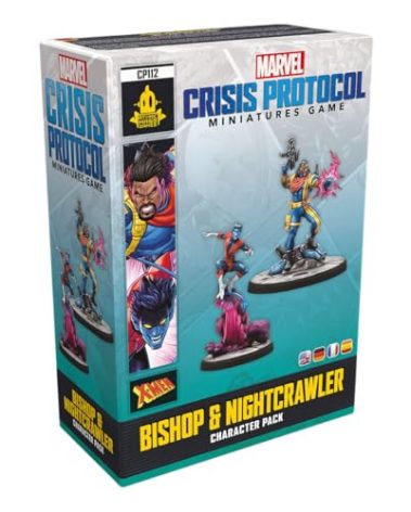 Marvel: Crisis Protocol Bishop & Nightcrawler CHARACTER PACK - X-Men Miniatures with Advanced Abilities! Tabletop Superhero Game, Ages 14+, 2 Players, 90 Minute Playtime, Made by Atomic Mass Games