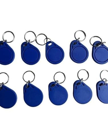 125khz RFID Writable rewritable T5577 fob tag for RFID Writer (Pack of 10) (Bluemould3)