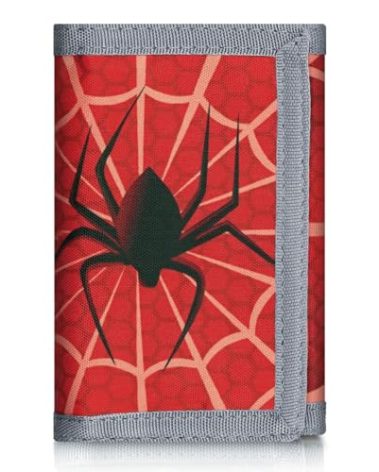 JONYEE Kids Wallets for Boys Ages 4-18 Trifold, Toddler/Youth Wallet for Boys with Zippered Coin Pocket and Card Holders, Novelty Wallet for Childrens Birthday Gifts - Web