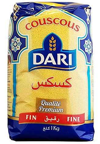 Dari Fine Moroccan Couscous 1kg, 2.2lb, Pack of 3