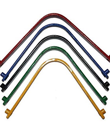 Henri de Rivel Adjustable Gullet Plates for IGP Saddles – Easy Replacement, Multiple Sizes, Custom Fit for Horse Saddles - Red - X-Wide