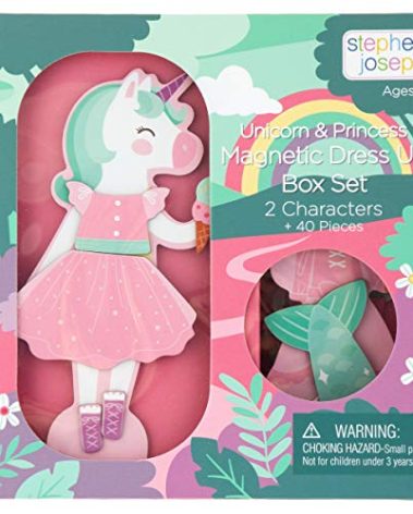 Stephen Joseph, Magnetic Dress Up Doll Unicorn and Princess