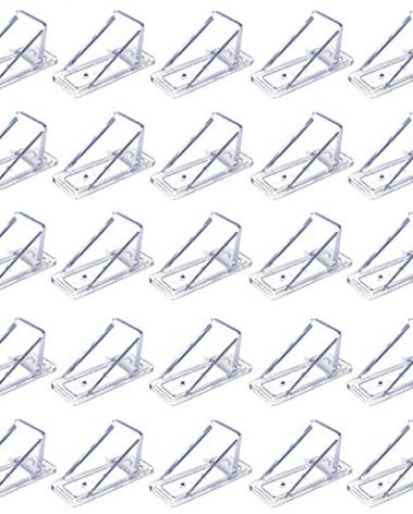 JSP Manufacturing V2-MINI Roof Guard Snow Guard Prevent Sliding Ice Snow Stop Buildup Plastic Multipack-Multicolor (100, Clear)