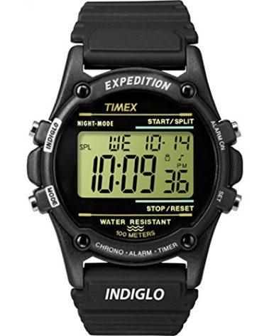 Timex Men's T5K463 Expedition Atlantis 40mm Black Resin Strap Watch