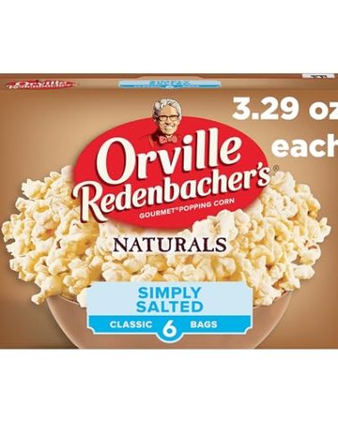 Orville Redenbacher’s Naturals Simply Salted Microwave Popcorn, 3.3 oz., 6-Count