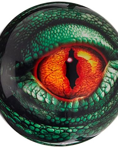 Brunswick Bowling Products Lizard Glow Viz-A-Ball Bowling Ball 10Lbs, Green/Black, 10 lbs