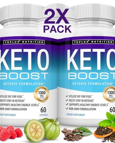 Keto Boost Diet Pills Ketosis Supplement - Natural Exogenous Keto Formula Support Energy & Focus, Advanced Ketones for Ketogenic Diet, for Men Women