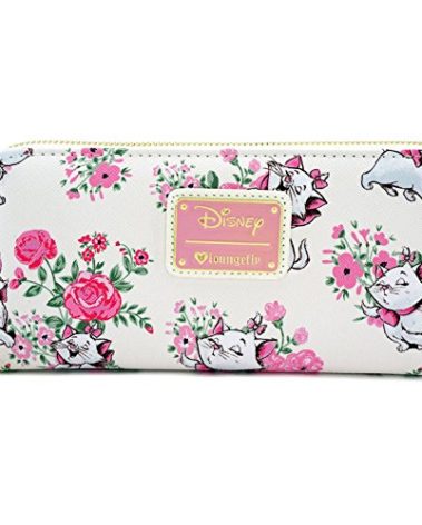 Loungefly x Disney Marie Floral AOP Faux Leather Wallet (Multi, One Size)