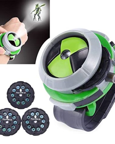 Grostmend Ben 10 Watch Toys Ben 10 Omnitrix Watch for Kids Ben Ten Ultimate Alien Projector Watch Games Action Figure Birthday Gifts