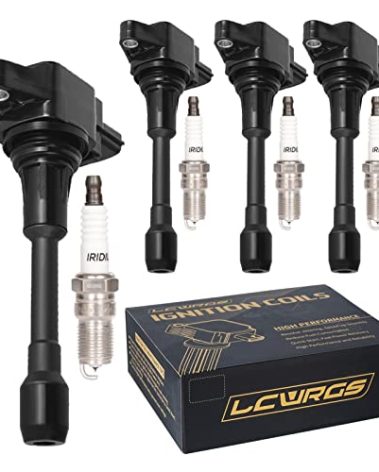 Set of 4 Ignition Coil Pack and Spark Plugs Fits for 2007 2008 2009 2010 2011 2012 2013 Nissan Altima Versa Sentra Rogue Cube NV200 2.5 1.8 1.6 2.0 L4 Spark Plugs Coil Packs Replaces# UF549 & 9029