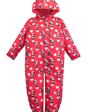 Disney Girls Puddle Suit Minnie Mouse Pink 2T