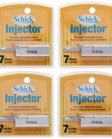 Schick Injector Blades, 7-Count Boxes (Pack of 4)
