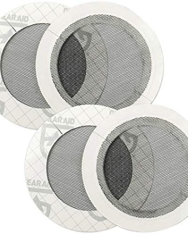 GEAR AID Tenacious Tape Mesh Patches for Repairing Holes in Tents, Bug Screens, Mosquito Netting, No-See-ums and More, 3” Rounds