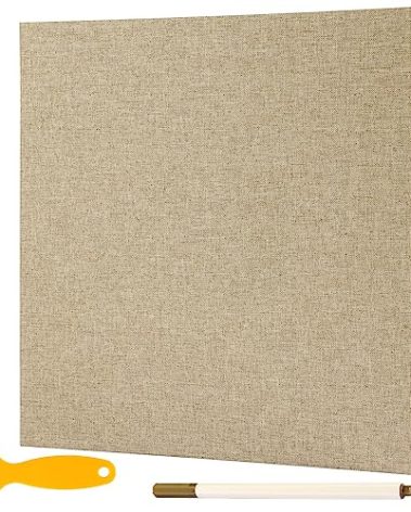 Photo Album Self Adhesive Pages Scrapbook Magnetic Photo Albums with Sticky Pages for 4x6 5x7 8x10 Pictures Books with A Metallic Pen for Baby Family Wedding 11x10.6 Yellow 60 Pages