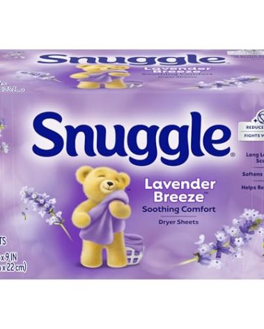 Snuggle Fabric Softener Dryer Sheets Lavender Vanilla Orchid 230ct