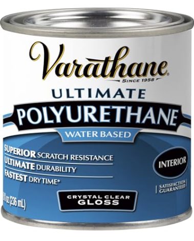 Varathane Water-Based Ultimate Polyurethane, Half Pint, Gloss