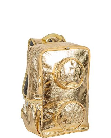 LEGO Brick Backpack - Gold Fashion Backpack, Gold
