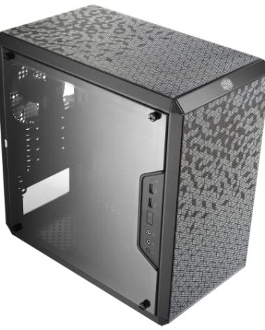 Cooler Master MasterBox Q300L Micro-ATX Tower with Magnetic Design Dust Filter, Transparent Acrylic Side Panel, Adjustable I/O & Fully Ventilated Airflow, Black (MCB-Q300L-KANN-S00)
