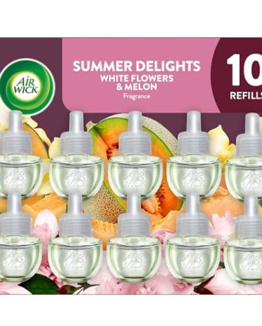 Air Wick Plug In Scented Oil Refill,Summer Delights, 10 ct