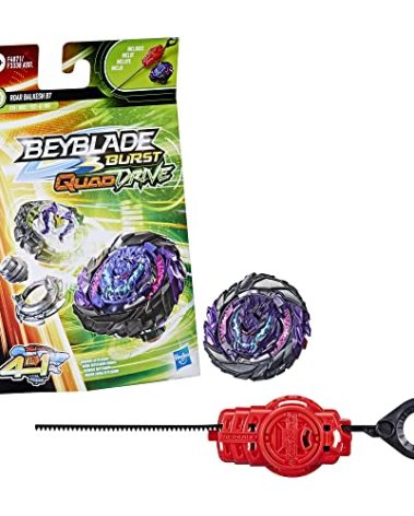 Beyblade Burst QuadDrive Roar Balkesh B7 Spinning Top Starter Pack - Defense/Stamina Type Battling Game with Launcher, Toy for Kids