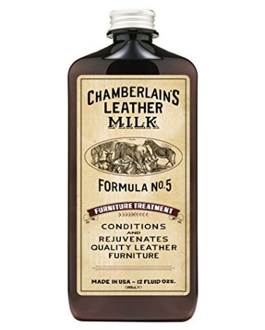 Leather Milk Leather Furniture Conditioner and Cleaner - Furniture Treatment No. 5 - for All Natural, Non-Toxic Leather Care. Made in The USA. 2 Sizes. Includes Premium Applicator Pad!