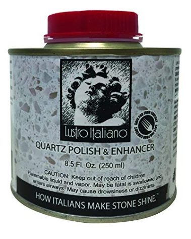 Lustro Italiano Quartz Countertop Polish and Enhancer, 8.5 Fl. Oz