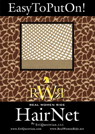 RWR Real Women Ride Equestrian Hair Net (Light Brown)