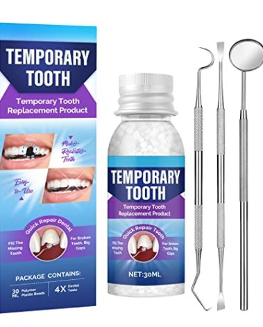Tooth Filling Repair Kit, Moldable Tooth Repair Kit for Men and Women, Regain Your Confident Smile