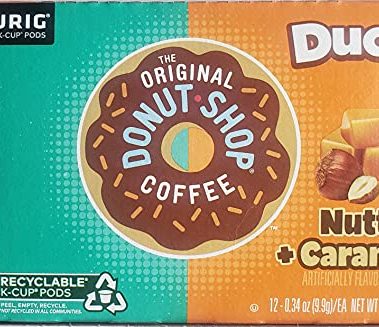 Donut Shop Nutty Caramel Coffee K-Cups, 12 Ct. Box (Retail Packaging)