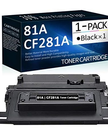 CAIN 1 Pack Black 81A | CF281A Toner Cartridge Replacement for HP Laserjet M604 M605 M605 M606 M630 M630 M604n M604dn M605N M605dn M605x M606dn M606x M630h M630dn M630f M630z Printer Toner