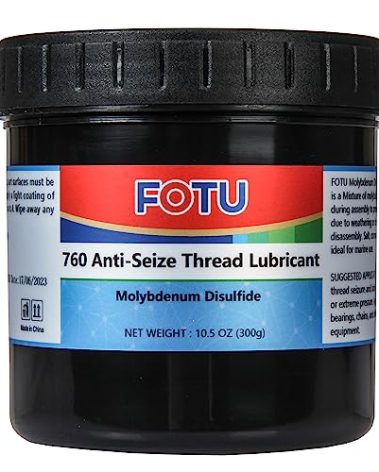 FOTU 760 Molybdenum Disulfide Anti-Seize Thread Lubricant，Automotive High Temp Brake Cams Grease ，Thread Compound ，Bolt & Screw Lube (10.5 Oz, 1-Pack)