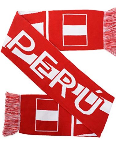 Euroscarves National Soccer High-Definition HD Knit Scarf (Peru)