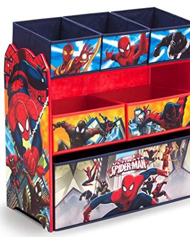 Delta Children Multi-Bin Toy Organizer, Marvel Spider Man