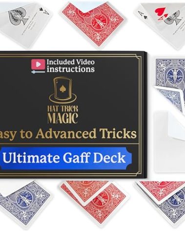 Hat Trick Magic Bicycle Rider Back Gaff Playing Card Decks (Ultimate Mixed Gaff Deck)