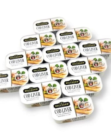Belveder Icelandic Wild Cod Liver 120g Can